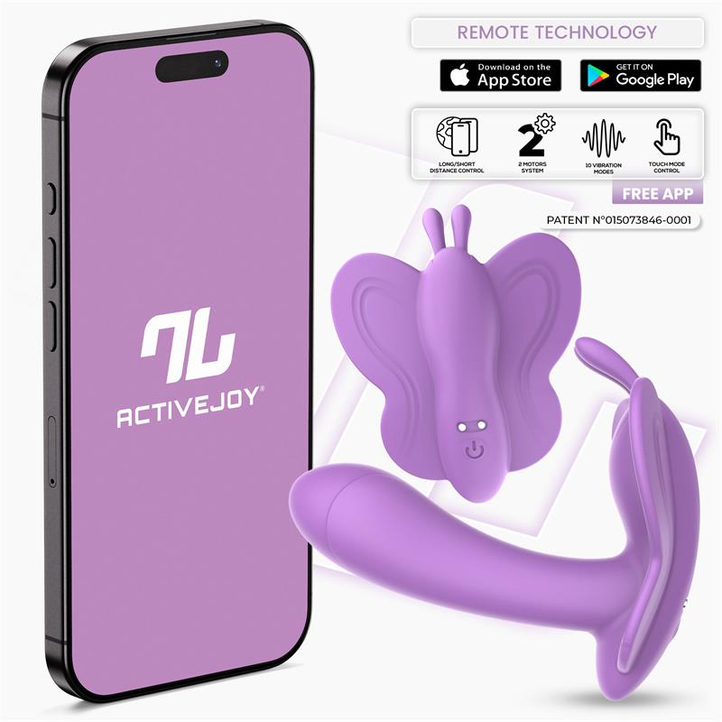 WINGY ESTIMULADOR MARIPOSA CON APP ROSA