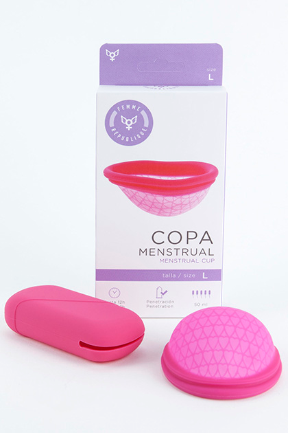 Copa Menstrual compatible con penetración