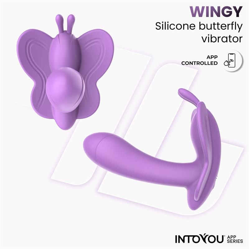 WINGY ESTIMULADOR MARIPOSA CON APP ROSA