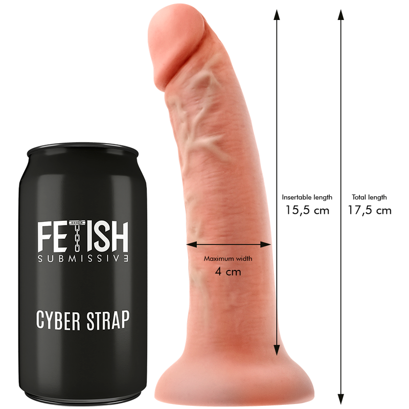 FETISH SUBMISSIVE CYBER STRAP - ARNÉS CON DILDO CONTROL REMOTO TECNOLOGÍA WATCHME S