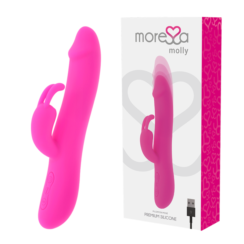 MORESSA - MOLLY IMPULSOR UP&DOWN Y POTENTE VIBRACIÓN PREMIUM SILICONE RECARGABLE