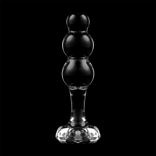 NEBULA SERIES BY IBIZA - MODELO 1 PLUG CRISTAL TRANSPARENTE 10.5 CM -O- 3 CM