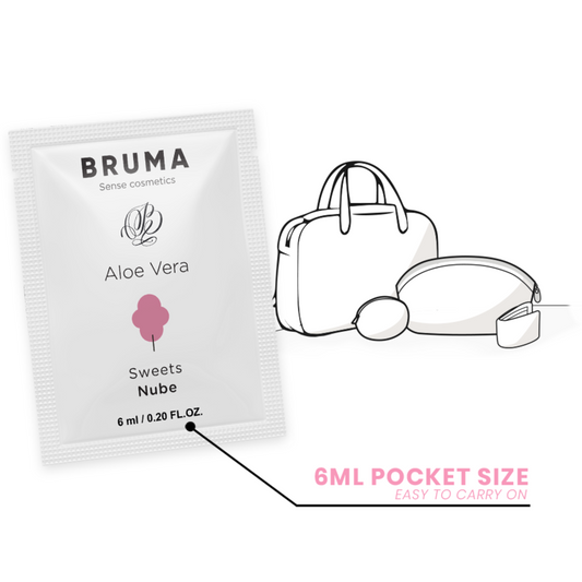 BRUMA - 6 ML GEL DESLIZANTE CON ALOE VERA SABOR A NUBE