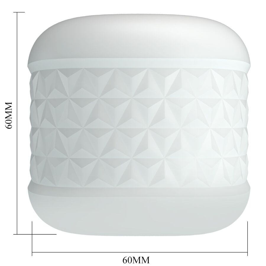 PRETTY LOVE - CRYSTLE MASTURBADOR MASCULINO BLANCO