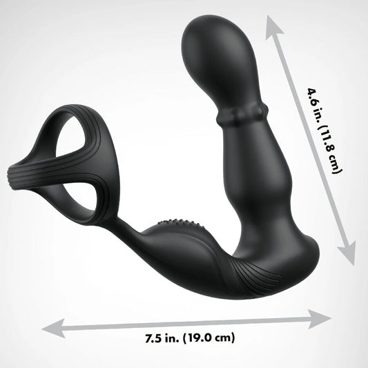 ANAL FANTASY ELITE COLLECTION - ANILLO Y MASAJEADOR ANAL VIBRADOR CON CONTROL REMOTO