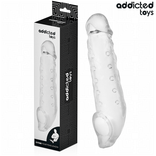 ADDICTED TOYS - FUNDA PARA EL PENE TRANSPARENTE TALLA S 23 CM