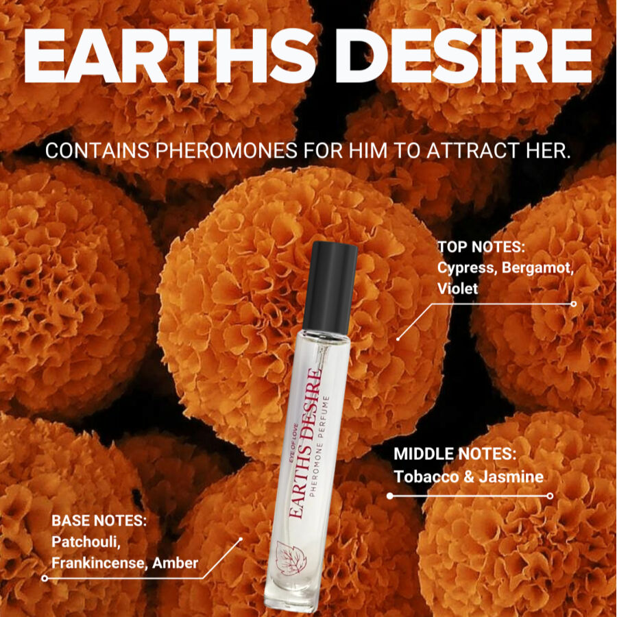 EYE OF LOVE - BLOOM PERFUME MASCULINO SATIVA EARTHS DESIRE 30 ML