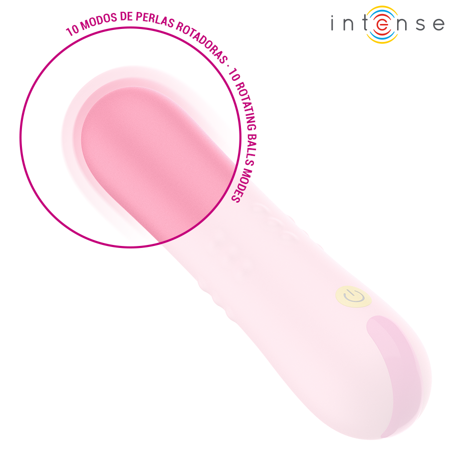 INTENSE - BARBARA VIBRADOR CON BOLAS GIRATORIAS