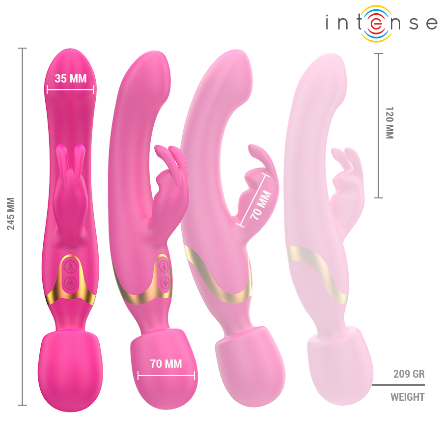 INTENSE - WINONA DOBLE VIBRADOR RABBIT & WAND