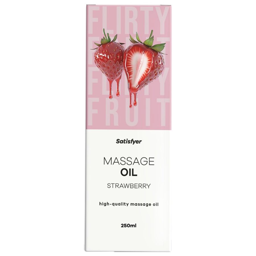 SATISFYER - ACEITE DE MASAJE HIGH-QUALITY FRESA 250 ML
