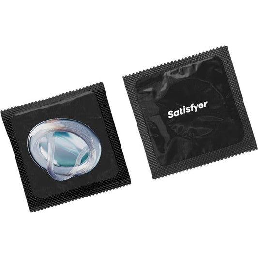 SATISFYER - PRESERVATIVOS TALLA S 49 MM - CAJA 100 UNIDADES