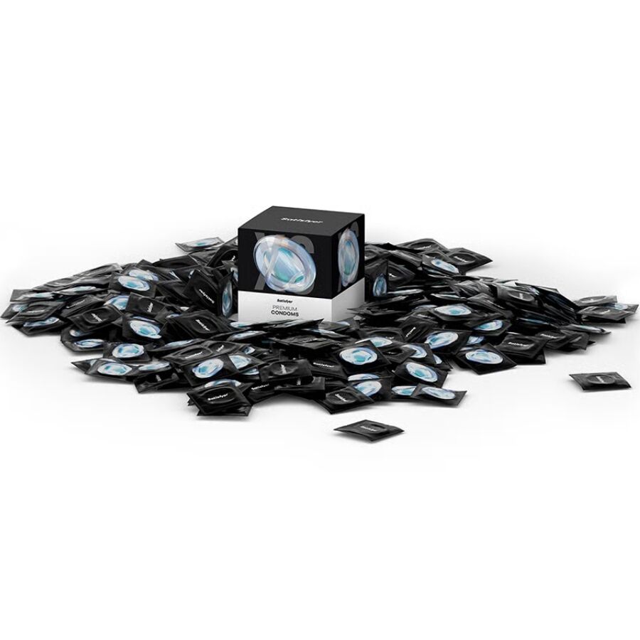 SATISFYER - PRESERVATIVOS TALLA M 53 MM - CAJA 100 UNIDADES