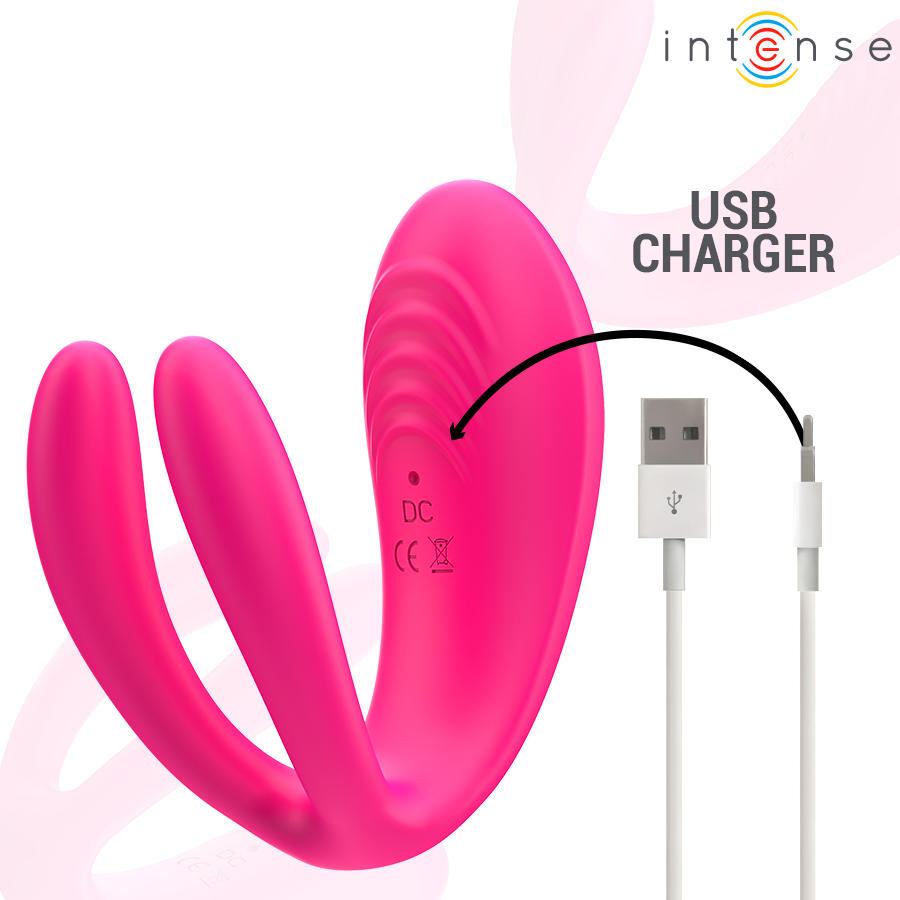 INTENSE - JULIA VIBRADOR & ESTIMULADOR DE PINZAS CONTROL REMOTO