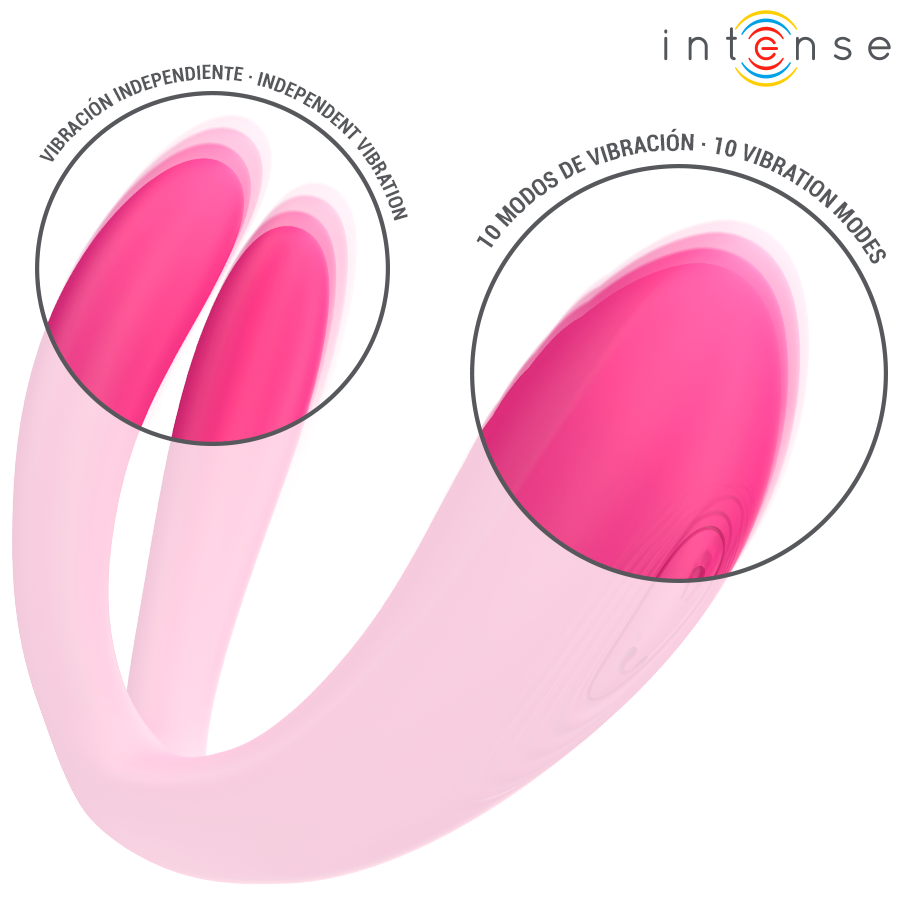 INTENSE - JULIA VIBRADOR & ESTIMULADOR DE PINZAS CONTROL REMOTO