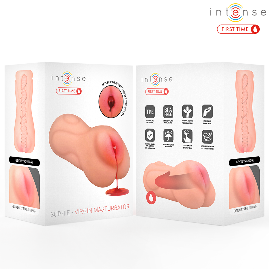 INTENSE FIRST TIME - SOPHIE MASTURBADOR VIRGEN CON SANGRADO