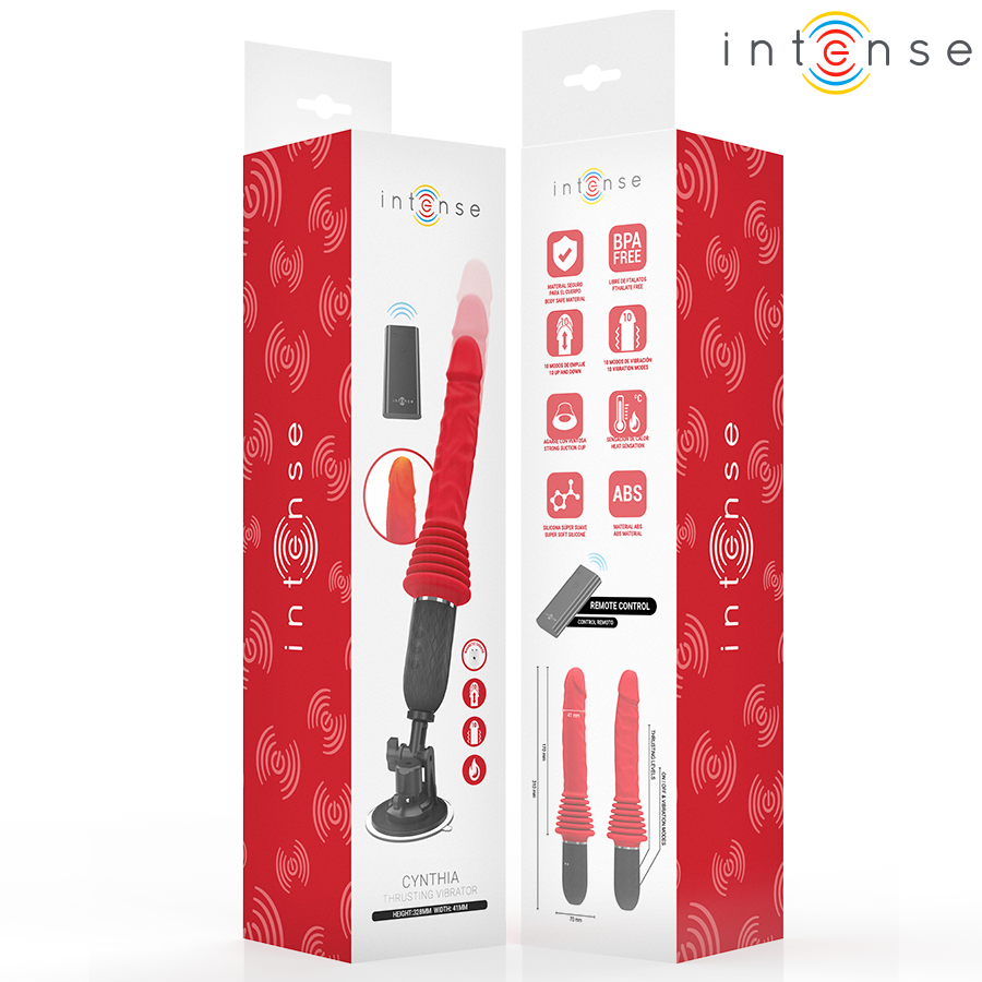 INTENSE - CYNTHIA VIBRADOR THRUSTING CONTROL REMOTO