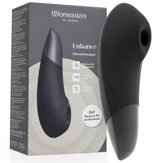 WOMANIZER - ENHANCE ESTIMULADOR DE CLITORÍS NEGRO
