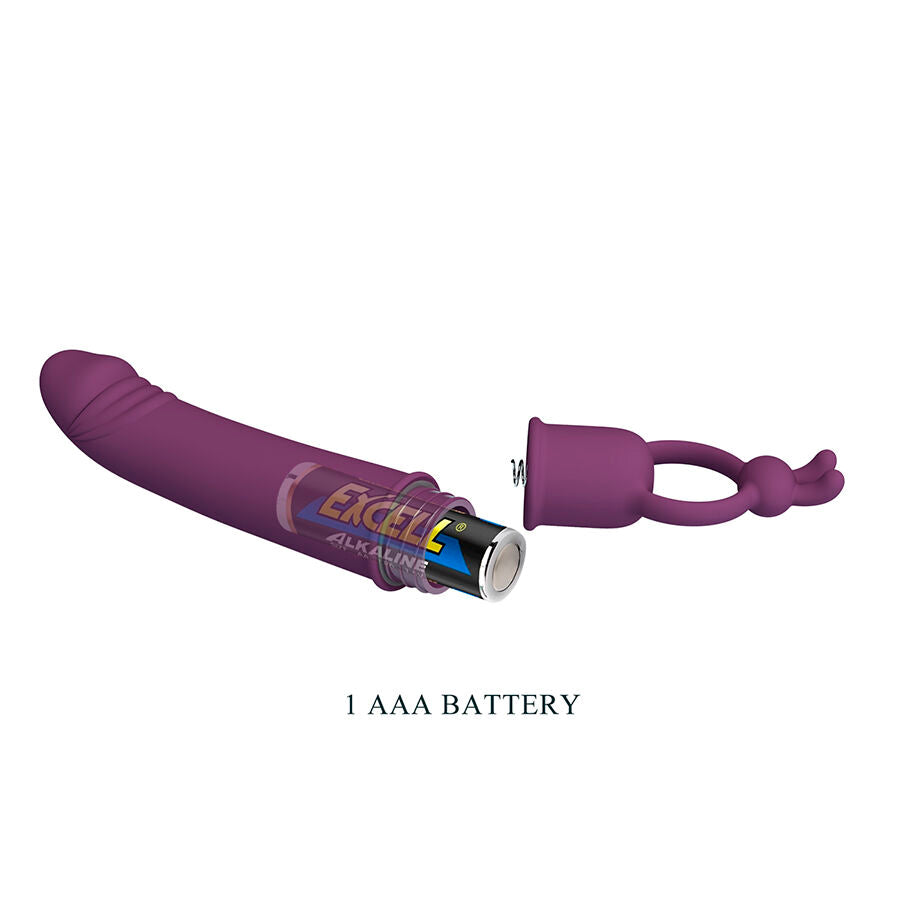 PRETTY LOVE - CORA VIBRADOR FORMA PENE CON ANILLO DE SUJECIÓN