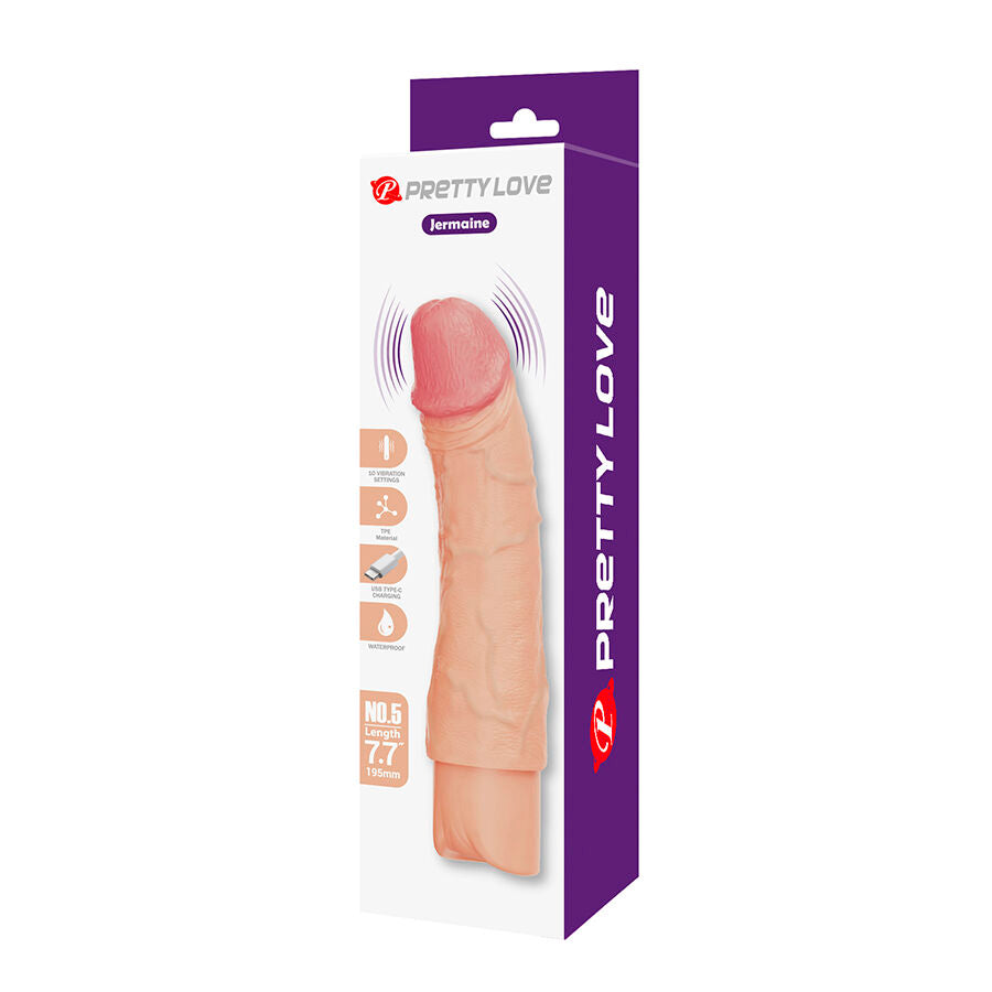 PRETTY LOVE - JERMAINE VIBRADOR REALÍSTICO FLEXIBLE