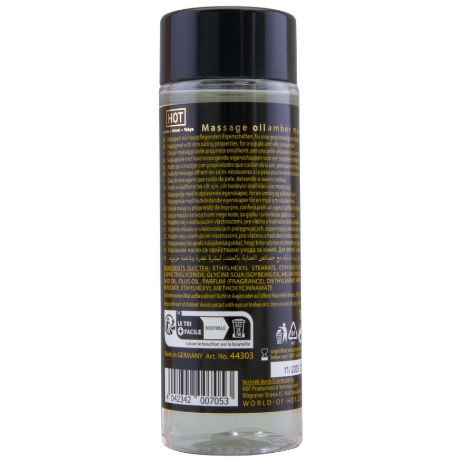 HOT - ACEITE DE MASAJE AMBER & MUSK 100 ML