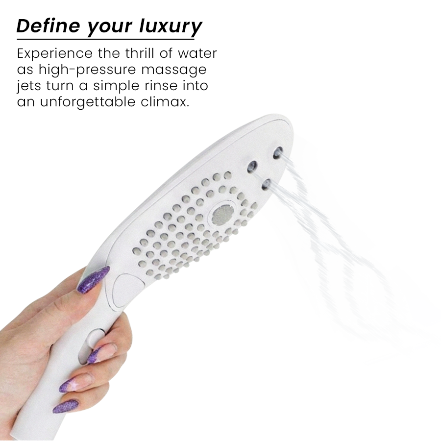 WOMANIZER - WAVE CABEZAL DE DUCHA ESTIMULADOR DE CLITORÍS BLANCO