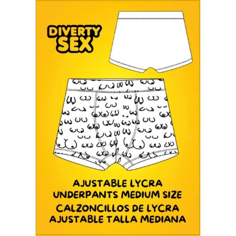 DIABLO PICANTE - CALZONCILLO TETAS TALLA MEDIANA