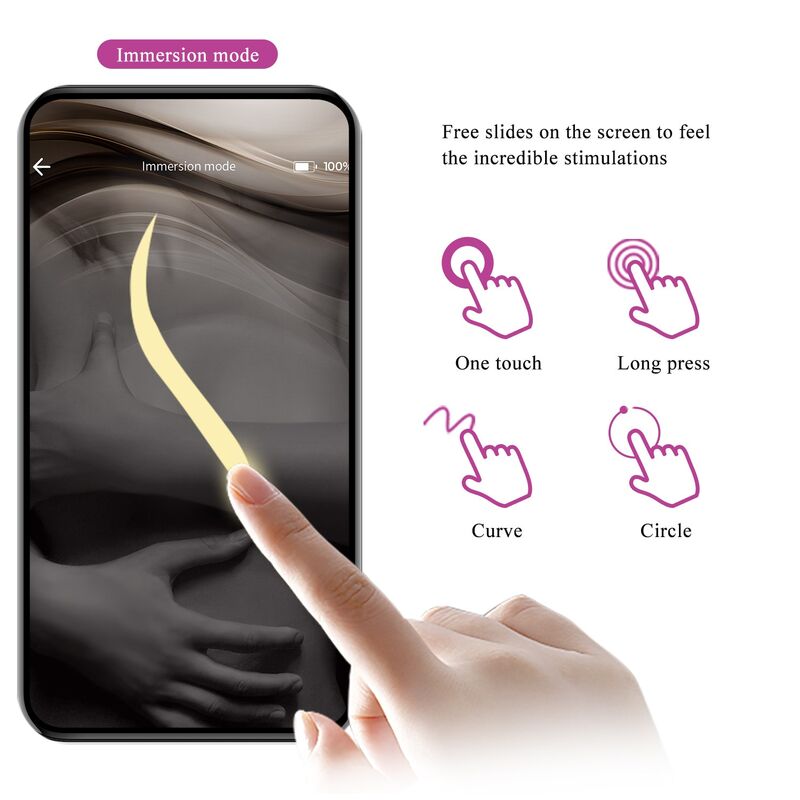 PRETTY LOVE - HUEVO VIBRADOR PULSEN CONTROL APP 12 FUNCIONES RECARGABLE USB ROSA
