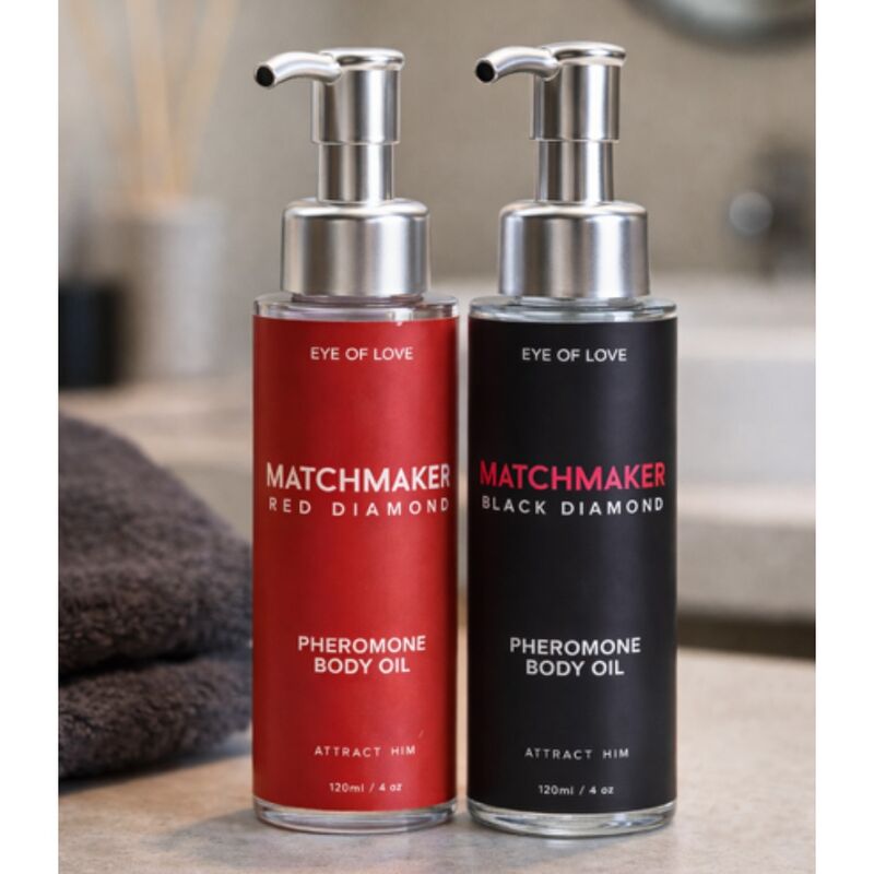 EYE OF LOVE - MATCHMAKER BLACK DIAMOND ACEITE CORPORAL CON FEROMONAS 120 ML