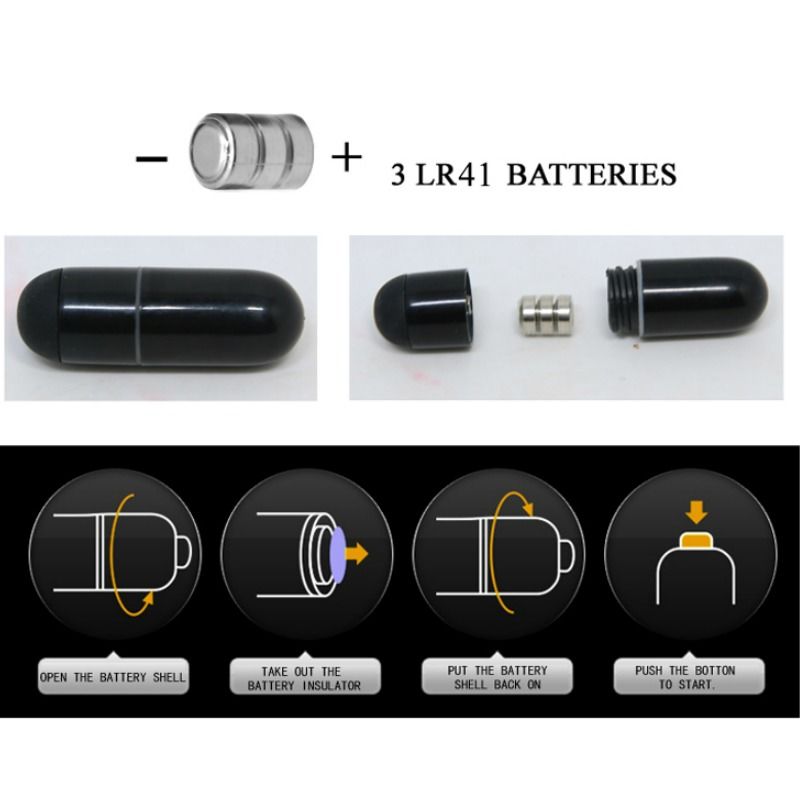 PRETTY LOVE - FLIRTATION DEDAL CON VIBRACIÓN STANFORD NEGRO