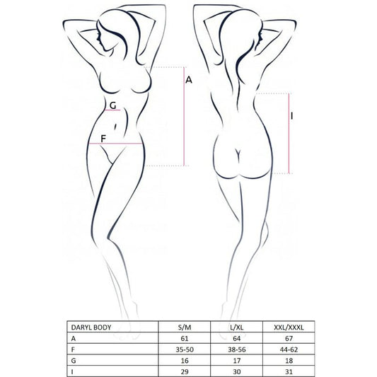 PASSION - WOMAN DARYL TEDDY NEGRO TALLA L/XL